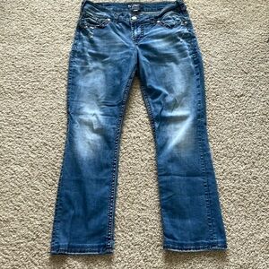 EUC Silver jeans size 14/L33